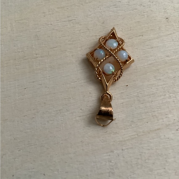 New vintage Opal pendant charm - Picture 7 of 14